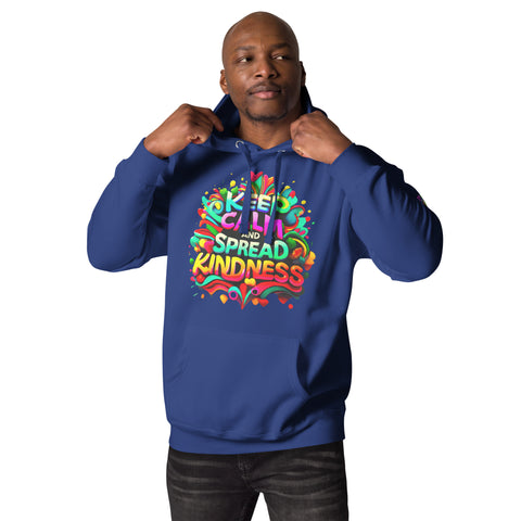 "Keep Calm And Spread Kindness" Ultimate Graphic Collection Unisex Hoodie - Karma Inc Apparel 