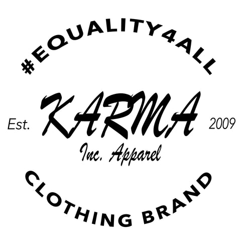 Karma Inc Apparel  "ACT WITH KINDNESS" Organic Cotton Women's Fitted T-Shirt