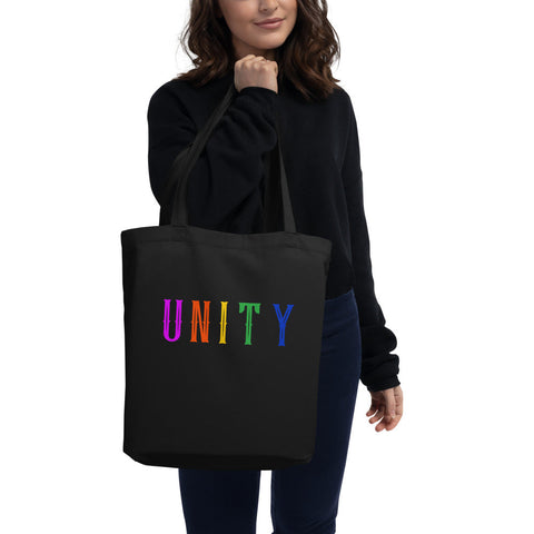 Karma Inc Apparel  Black "UNITY" Premium Organic Cotton Tote Bag