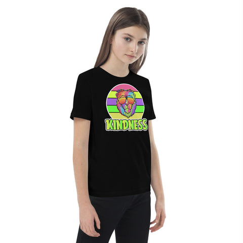 Karma Inc Apparel  Kids T-Shirts "KINDNESS LION" Premium Organic Cotton Kids Unisex T-Shirt