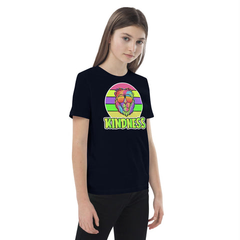 Karma Inc Apparel  Kids T-Shirts "KINDNESS LION" Premium Organic Cotton Kids Unisex T-Shirt