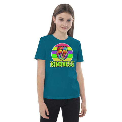 Karma Inc Apparel  "KINDNESS LION" Premium Organic Cotton Kids Unisex T-Shirt