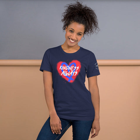 Karma Inc Apparel  Navy / XS "KINDNESS ALWAYS" Bella-Canvass Preimum Unisex T-Shirt
