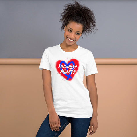 Karma Inc Apparel  White / XS "KINDNESS ALWAYS" Bella-Canvass Preimum Unisex T-Shirt