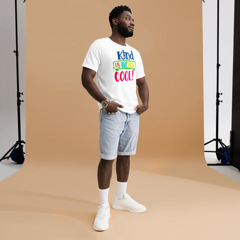 "KIND IS THE NEW COOL" Preimum Bella-Canvass Unisex T-Shirt - Karma Inc Apparel 